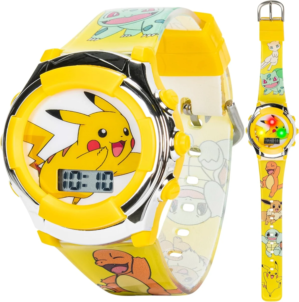 Reloj Pokémon Pikachu amarillo