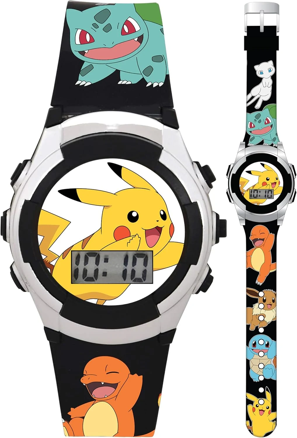 Reloj Pokémon Pikachu negro